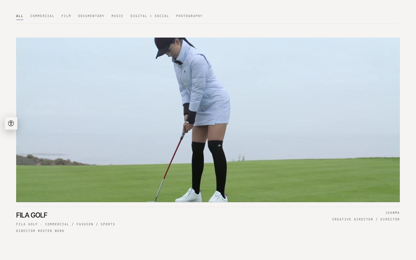 Work by discipline — Public website capture