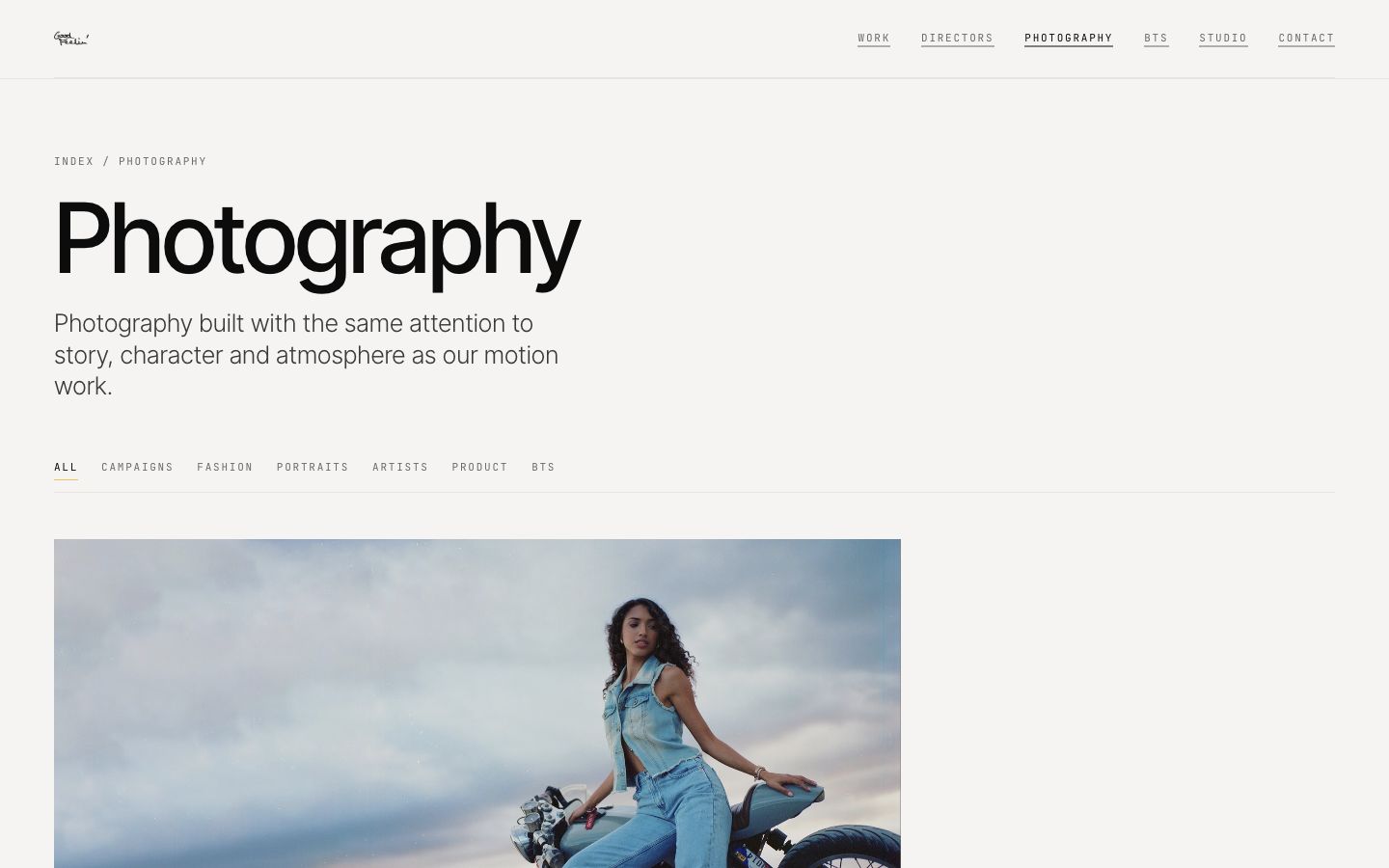 Photography — Public website capture